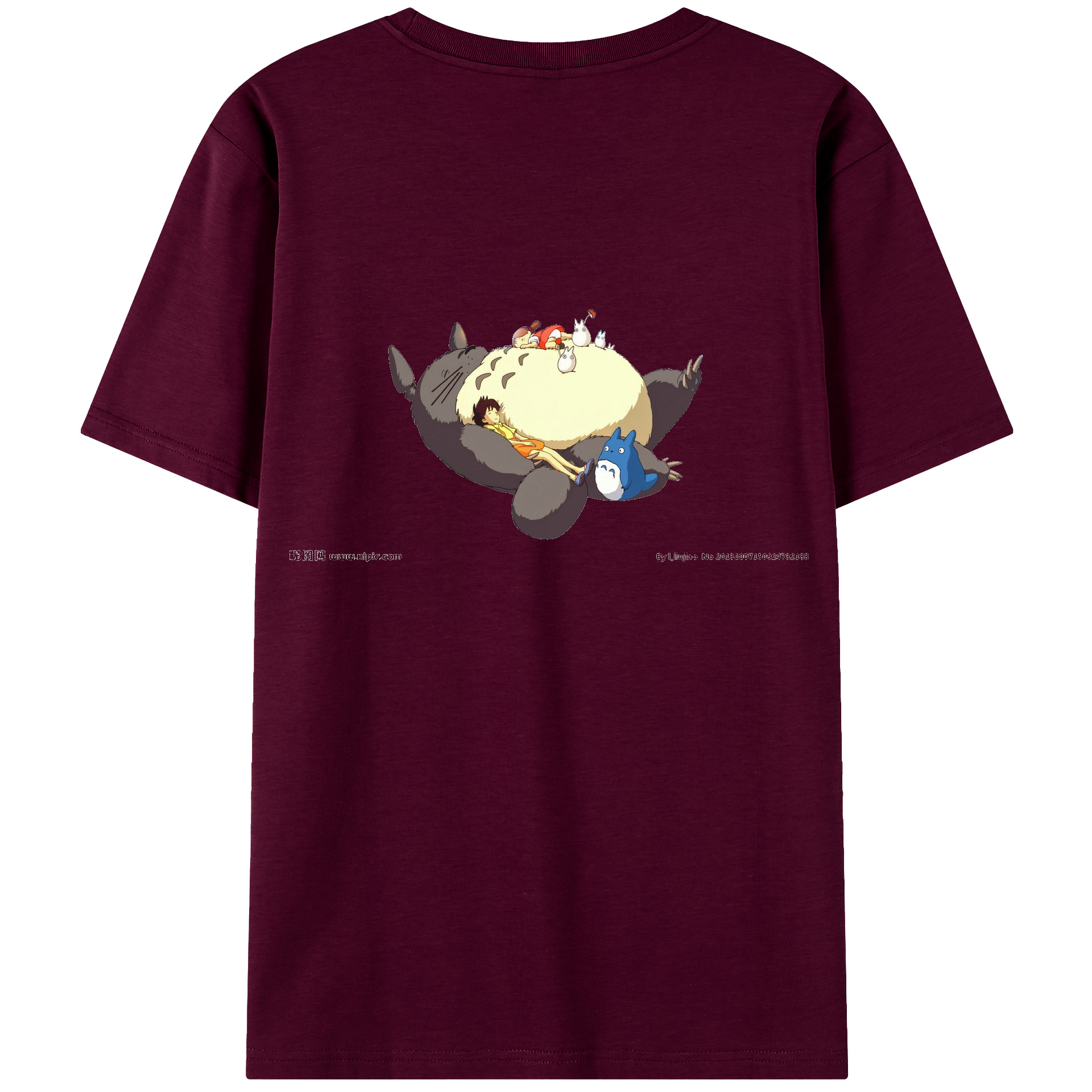 （画像用） となりのトトロ 草壁メイ 草壁サツキ My Neighbor Totoro Satsuki Kusakabe Mei Kusakabe レディース半袖Tシャツ(バックプリント)